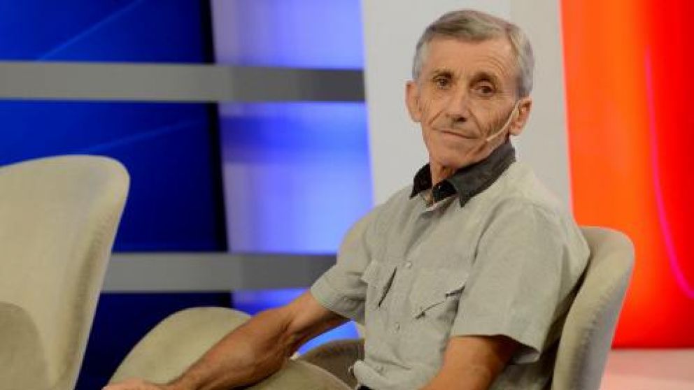 Omar, el albañil de Entre Ríos, en los estudios de Crónica HD (Fotos: Hernán Nersesián, Crónica)