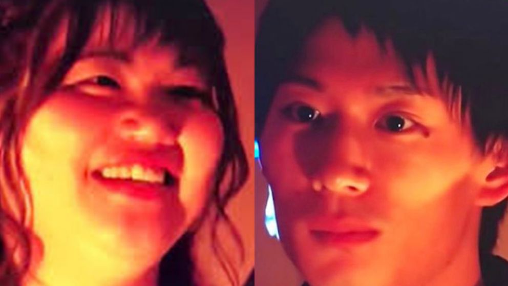 Maruyama y Li Huayu durante un programa de la televisión japonesa.