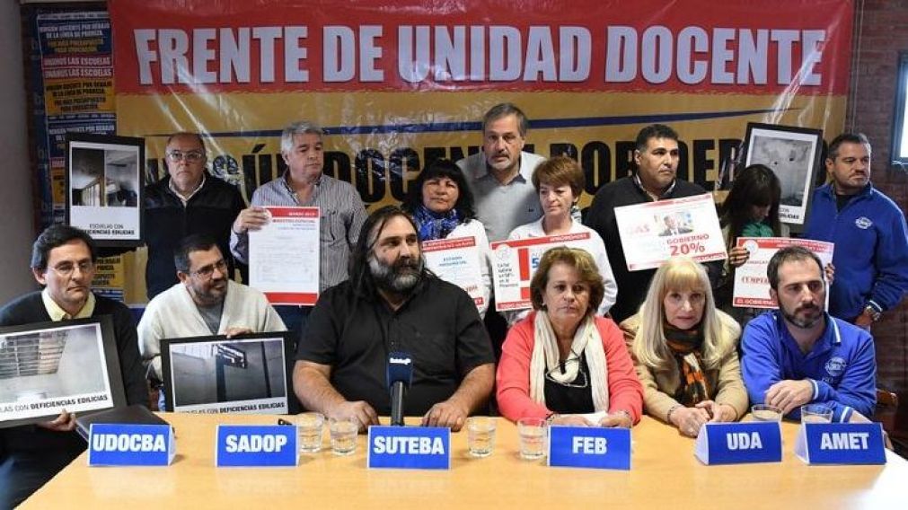 Los sindicalistas, en pie de guerra.