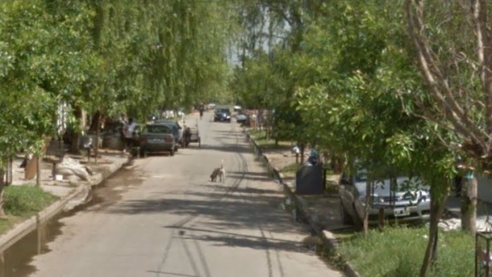 El sangriento hecho se produjo en esta calle, situada en la zona norte del conurbano bonaerense.