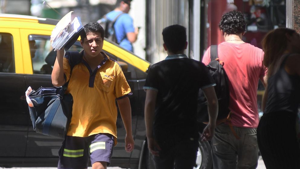 Un día con elevada sensación térmica (Ruben Paredes/Crónica).