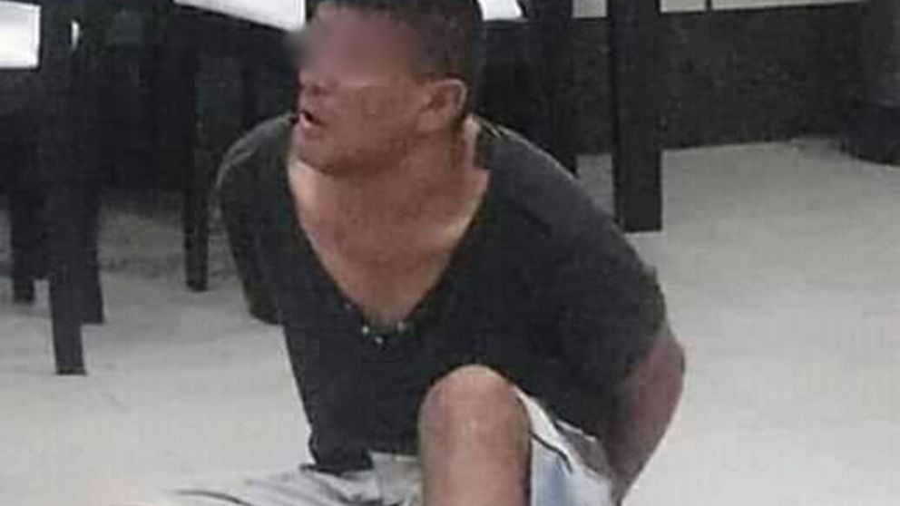Este es el sujeto linchado por vecinos acusado de abuso en Ituzaingó. (Captura de video)