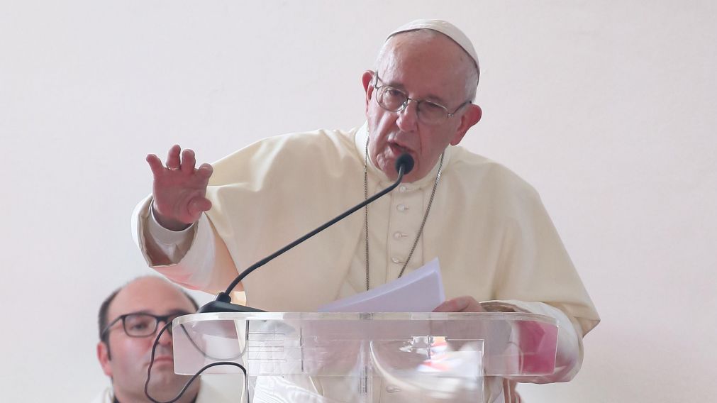 El Papa anim� a los pibes a seguir a Mar�a, "la influencer de Dios"