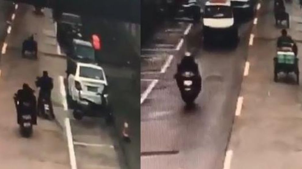 "Fantasma" robó una bicicleta y se fue a pasear por la ciudad
