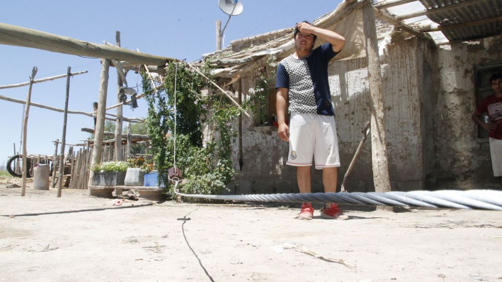 Así quedó la vivienda. (El Diario de Cuyo)