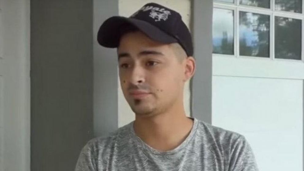 Ezequiel Schaab, pudo retomar sus tareas laborales. (Captura de video)