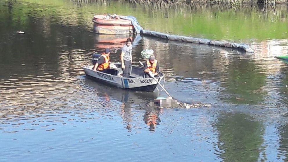 Así hallaron el cuerpo. (Twitter)