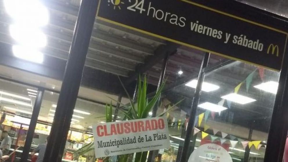 El local fue clausurado (Twitter).