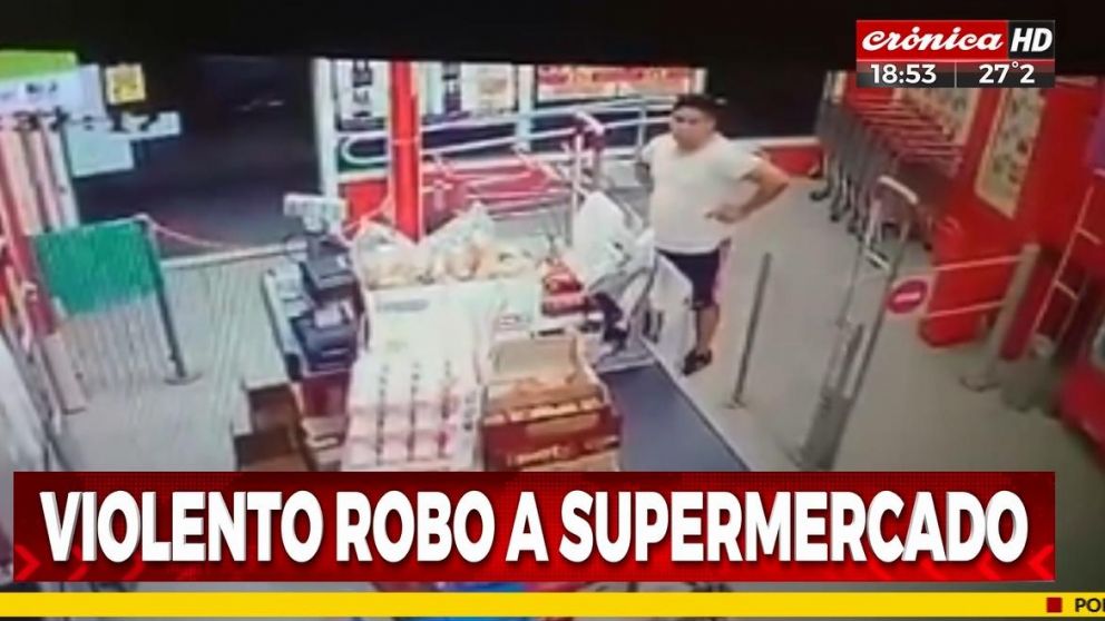 Nuevo robo a un supermercado en Villa Ballester.