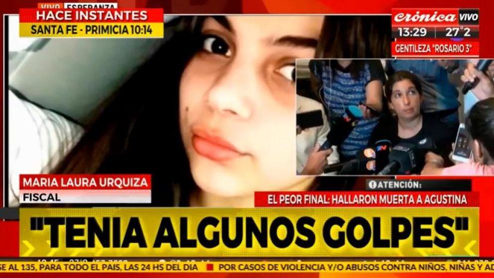 La fiscal habló en conferencia de prensa.