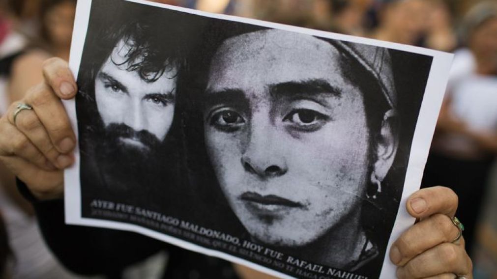 Maldonado y Nahuel, dos de los muertos en el conflicto entre el Estado y la comunidad mapuche.