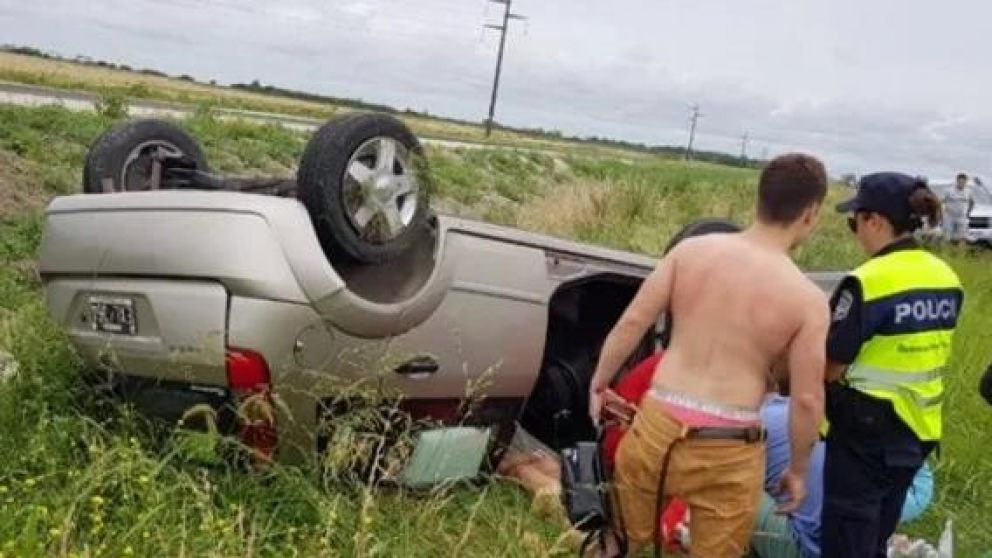 El accidente arrojó 7 heridos.