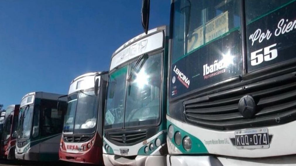 Persiste el paro de colectivos en la ciudad entrerriana de Paraná (Gentileza El Once).