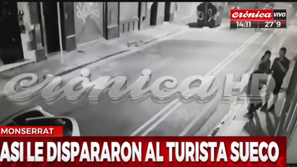 Así le dispararon al turista sueco