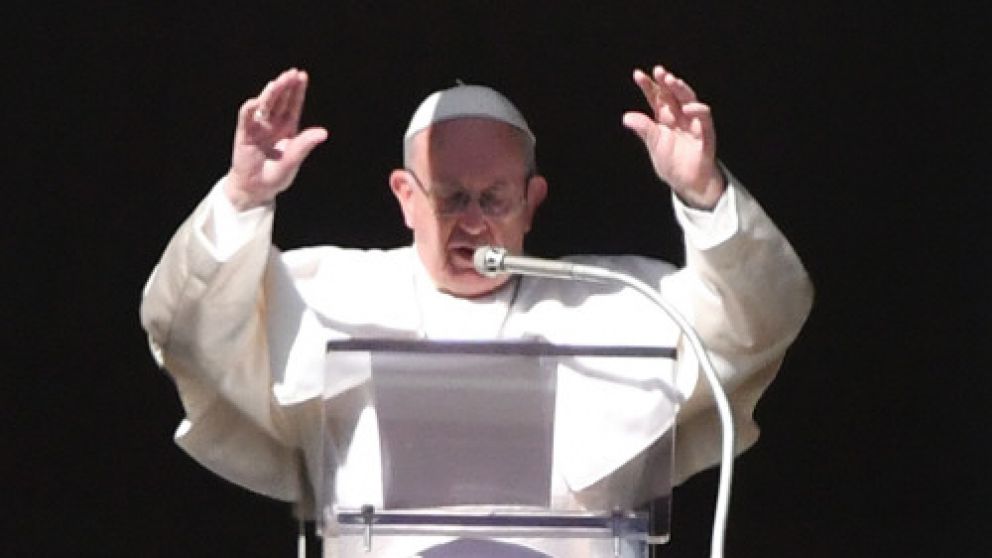 El Papa pidió un buen año para todos.