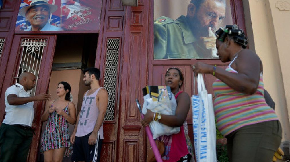 El pueblo le rindió homenaje al ex presidente Fidel Castro.