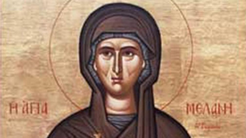 La Iglesia recuerda a Santa Melania la Joven
