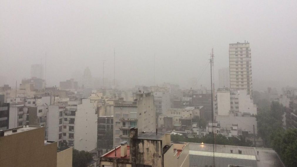 Finalmente lleg� la tormenta. (Twitter)