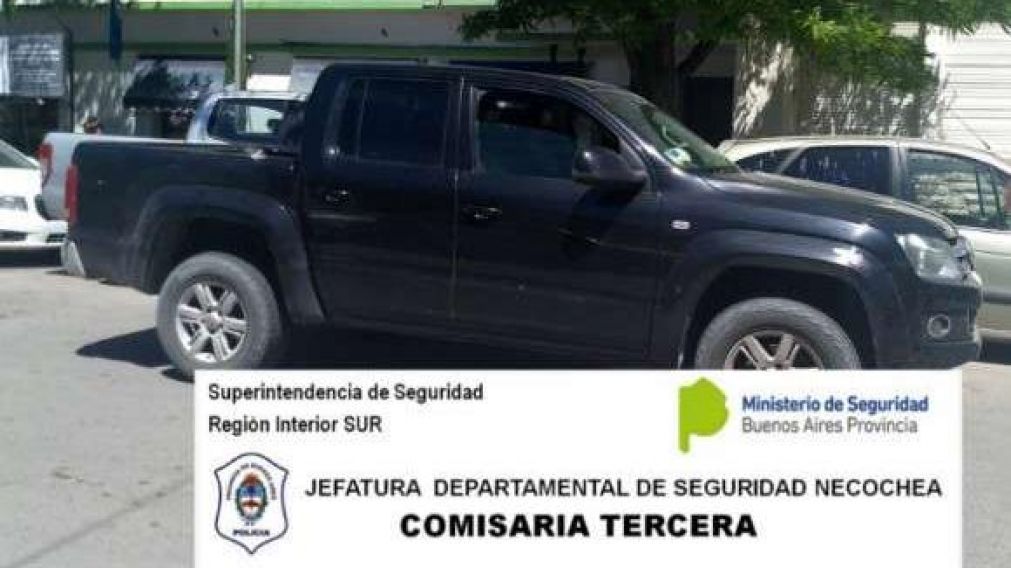 Este es el vehículo, el cual quedó secuestrado en la comisaria tercera.