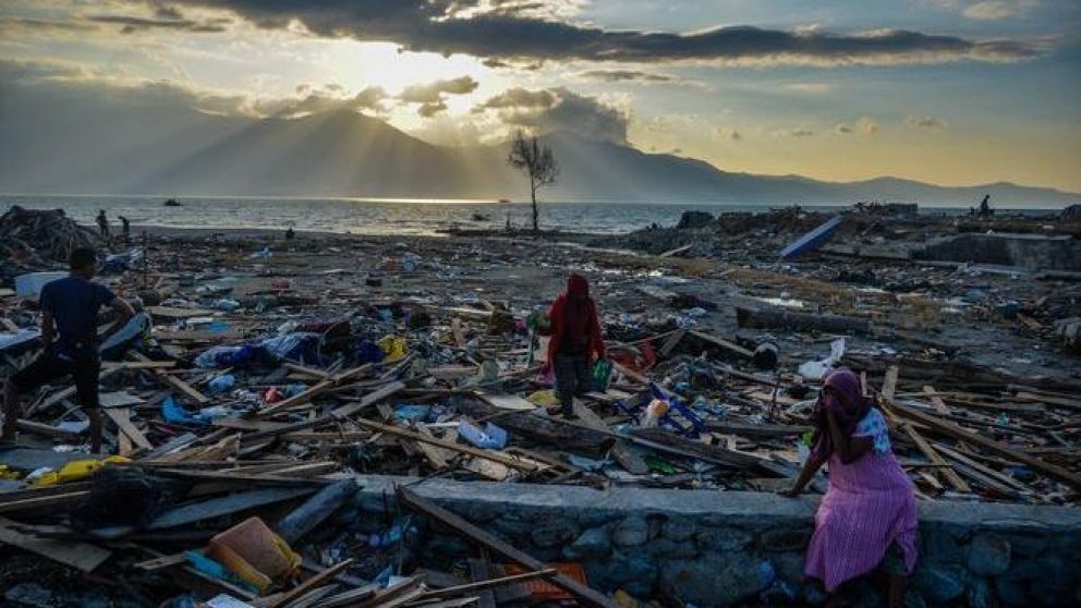Así quedó Indonesia tras el último desastre natural.