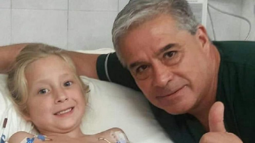Conmovedor reencuentro de Joaquina y su doctor.