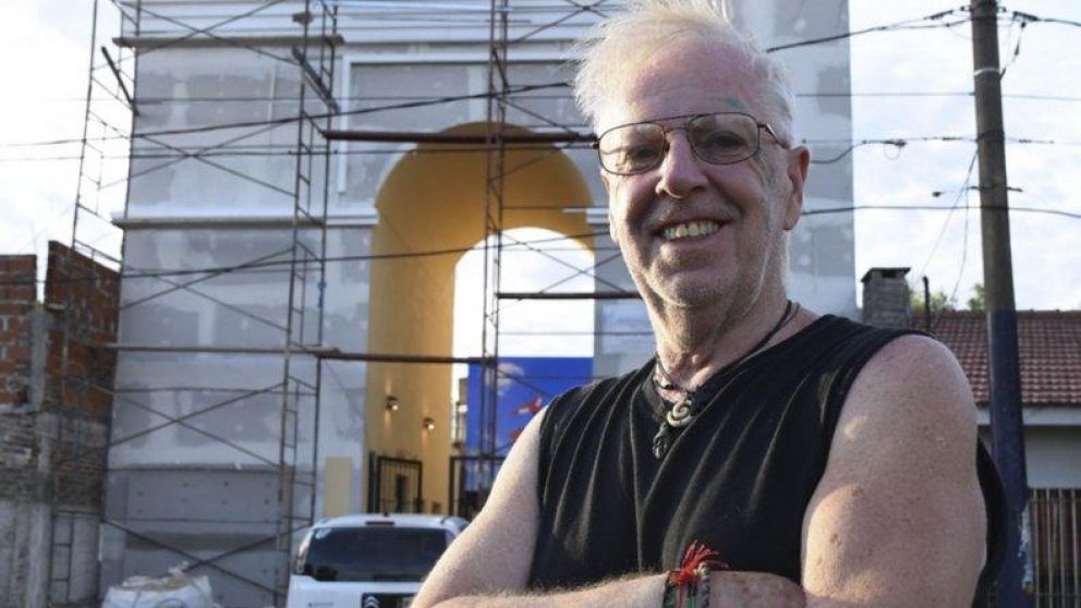 El artista Rubén Díaz, un hombre que no se da por vencido (Télam).