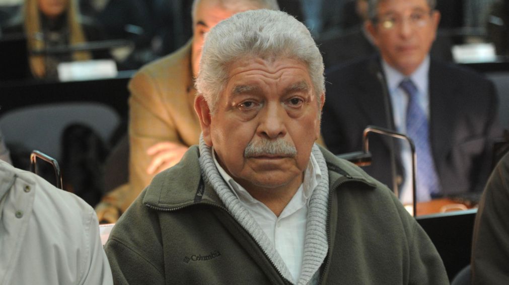 El gremialista, en el juicio que lo conden� por el asesinato del militante del Partido Obrero (T�lam/Archivo).