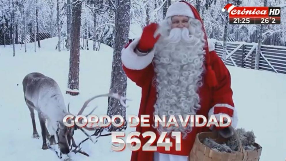 Papá Noel se olvidó del "Gordo de Navidad"