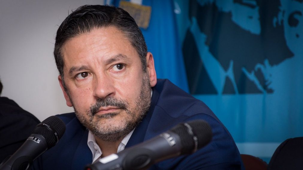 El jefe comunal, Gustavo Menéndez.