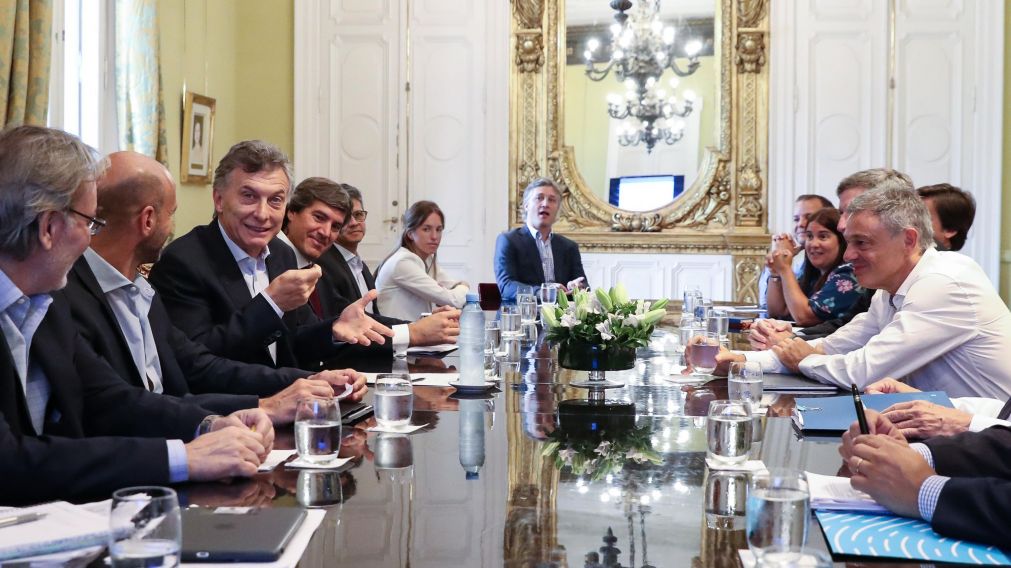 Macri encabezó la reunión en Casa Rosada.