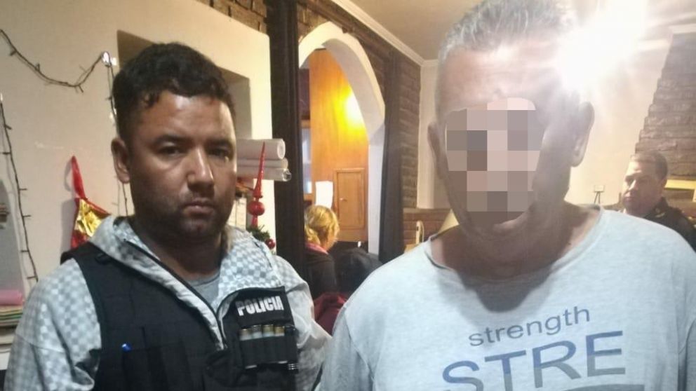 El sujeto fue detenido en su quinta.