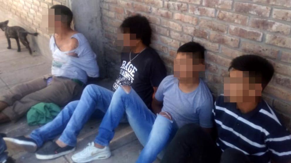 Esta es la banda detenida.