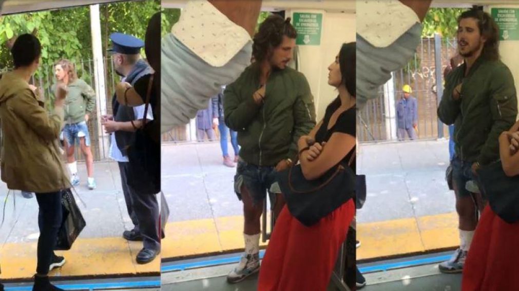Violento escrache a Eguillor: lo amenazaron y obligaron a bajarse de un tren