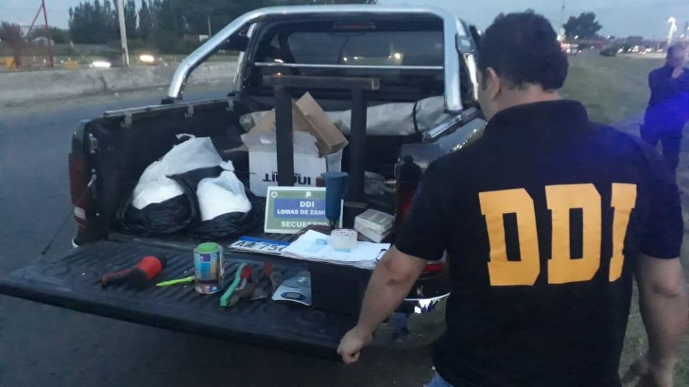 Impensado. Los estupefacientes ubicados casi a la vista.