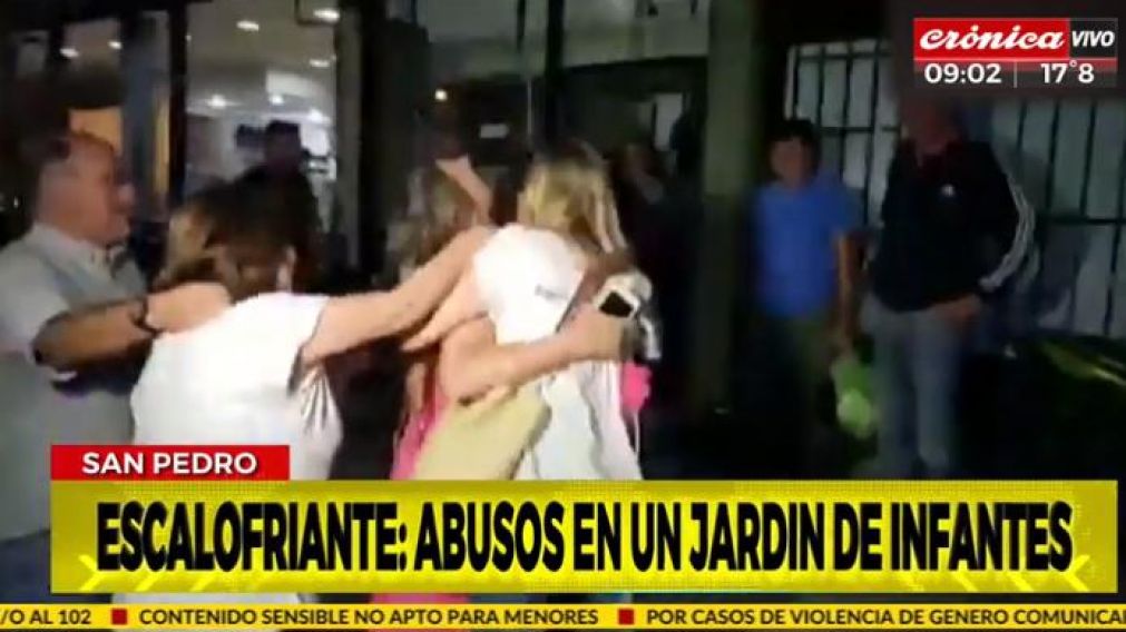 La desgarradora reacci�n de los pap�s de los nenes abusados en jard�n