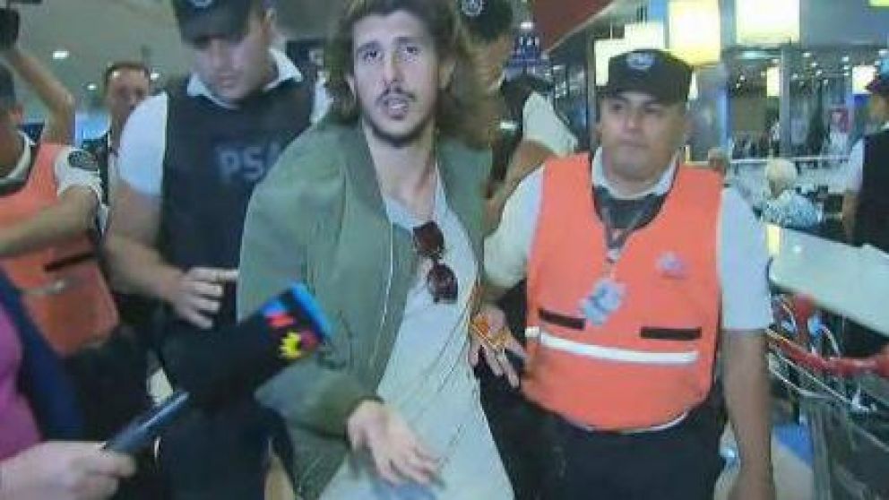 Rodrigo Eguillor, fue notificado por efectivos policiales.