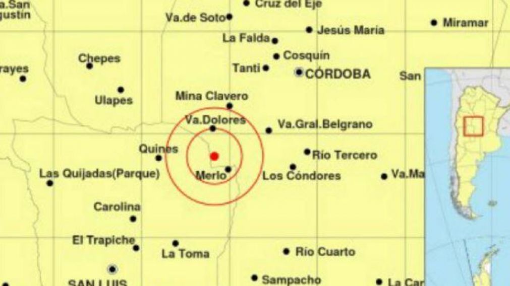 El mapa donde repercutió el fenómeno.