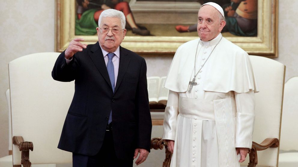 Abbas y Francisco dialogaron durante 20 minutos en el Vaticano.