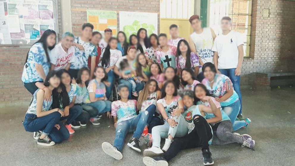 El curso al que asistía Micaela.