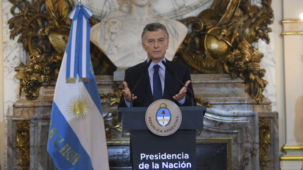 El presidente, en la Casa Rosada en conferencias de prensa tras el G20. (Ruben Paredes / Diario Crónica)