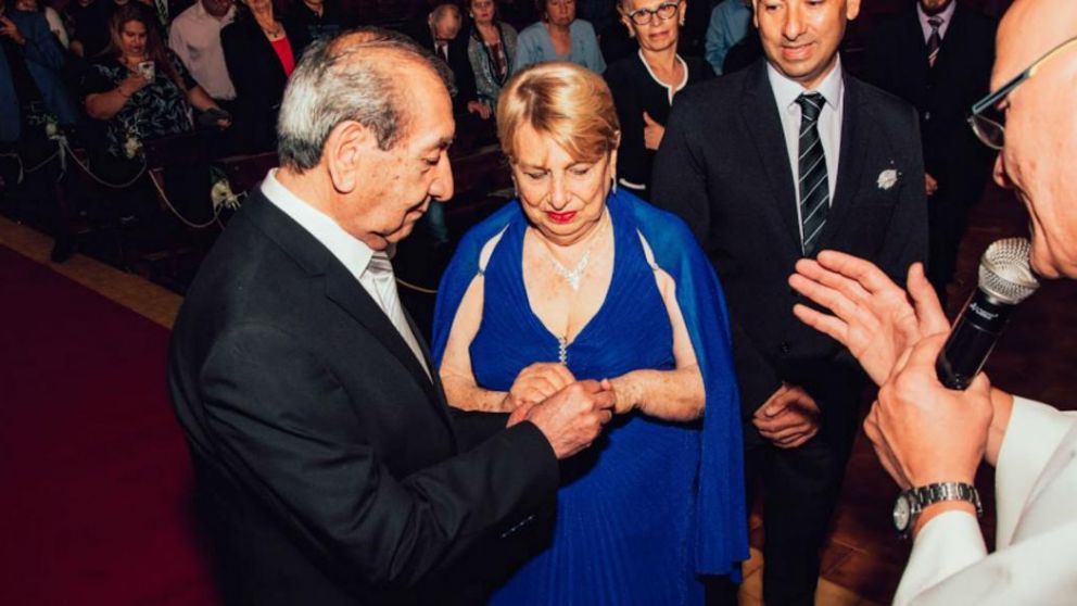 Finalmente la pareja dio el Si.