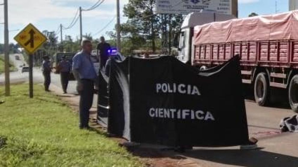 La policía científica trabajó en el lugar. (Gentileza Misiones Online).