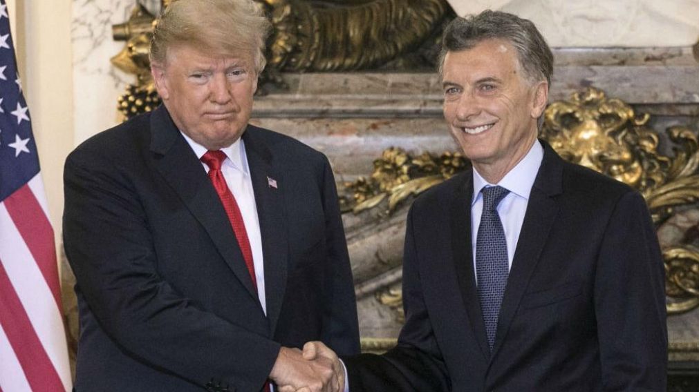El encuentro se desarrolló en la Casa Rosada. Tuvo un tono cordial y se extendió por 45 minutos. (AFP).