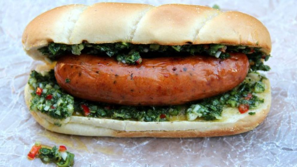 El clásico choripán no podía quedar afuera de los almuerzos del G20.