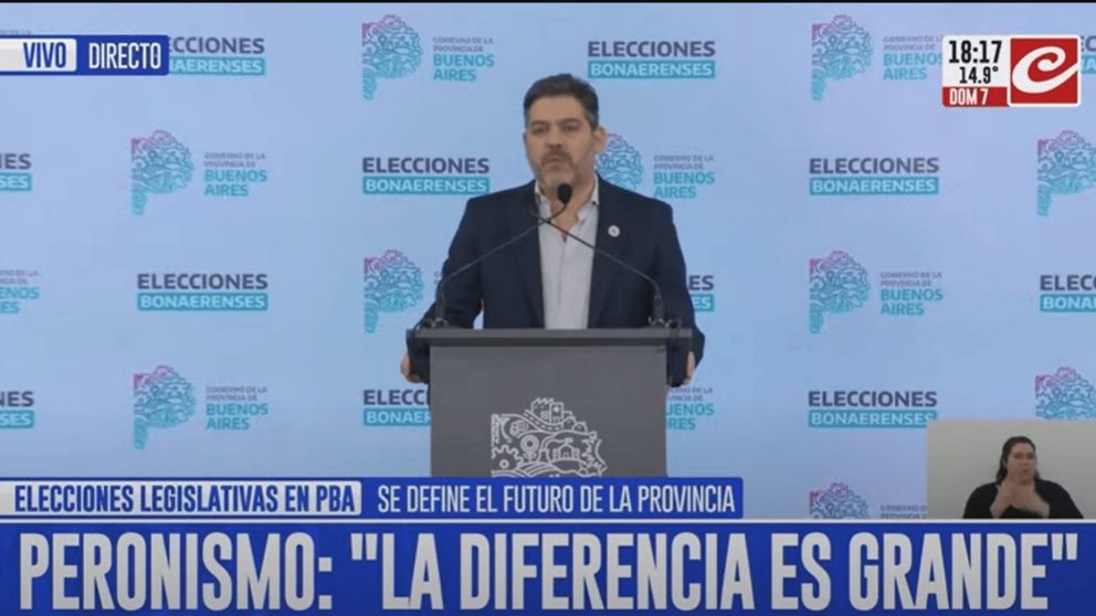 El Ministro de Gobierno bonaerense confirmó la normalidad en los comicios.