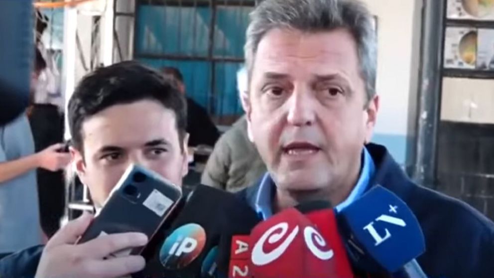 Sergio Massa votó y