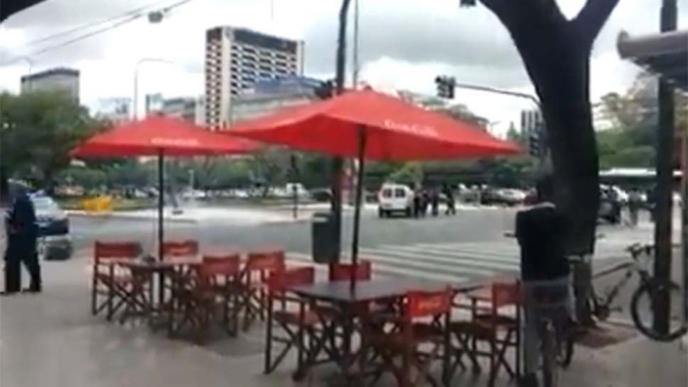 En medio del G20, detonan paquete sospechoso sobre la 9 de Julio