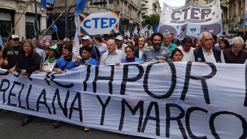 Reclaman justicia por los militantes Rodolfo Orellana y Marcos Soria (@Eduardoute).