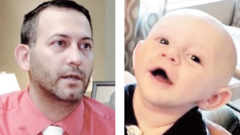Nate Liedl, el padre de Jaxon quien fue asesinado por una menor.