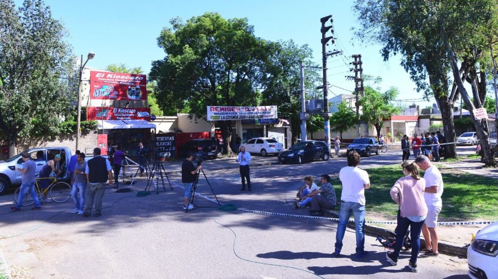 En este lugar de Ituzaingó terminó el raid delictivo de los secuestradores (Jonatan Moreno/Crónica).